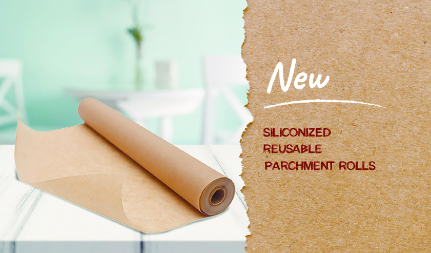 New Product –Siliconized Reusable Parchment rolls