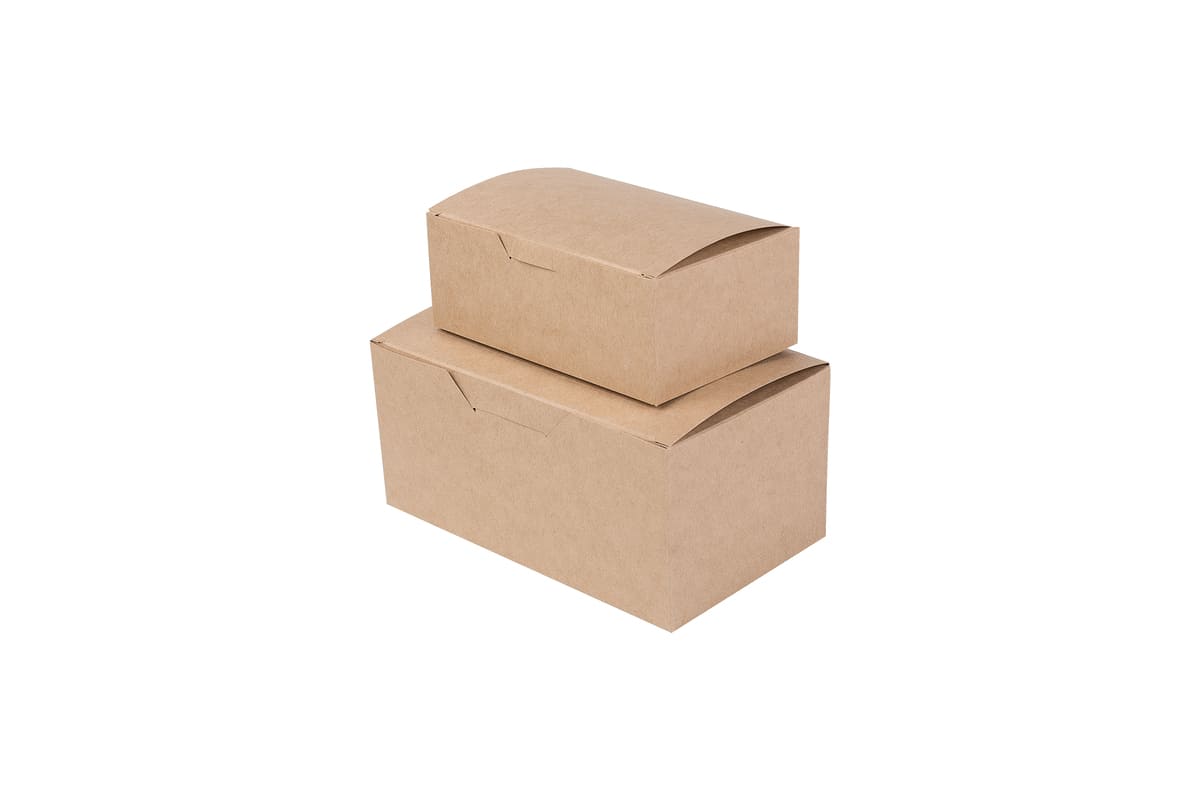 OSQ FAST FOOD BOX S PURE KRAFT for nuggets