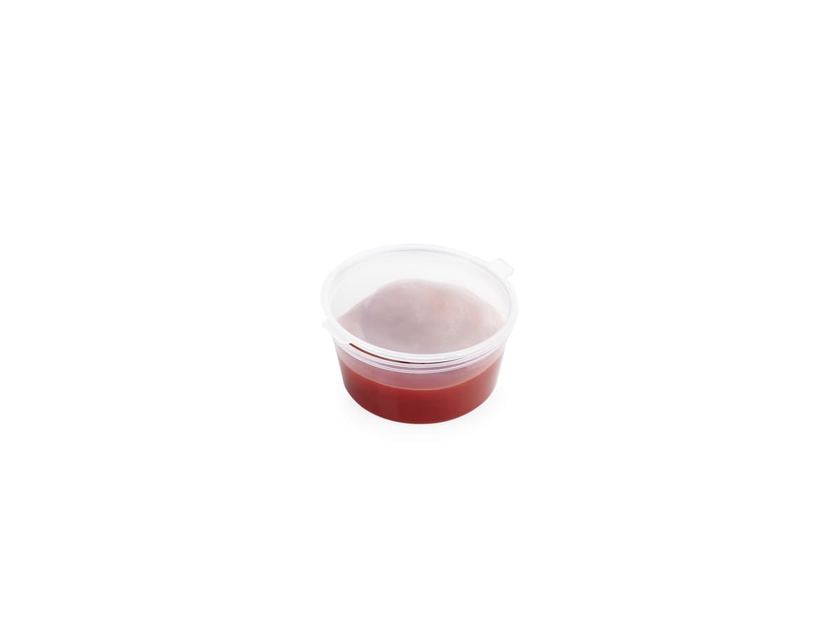 Tarrina salsa transparente sous 30 ml