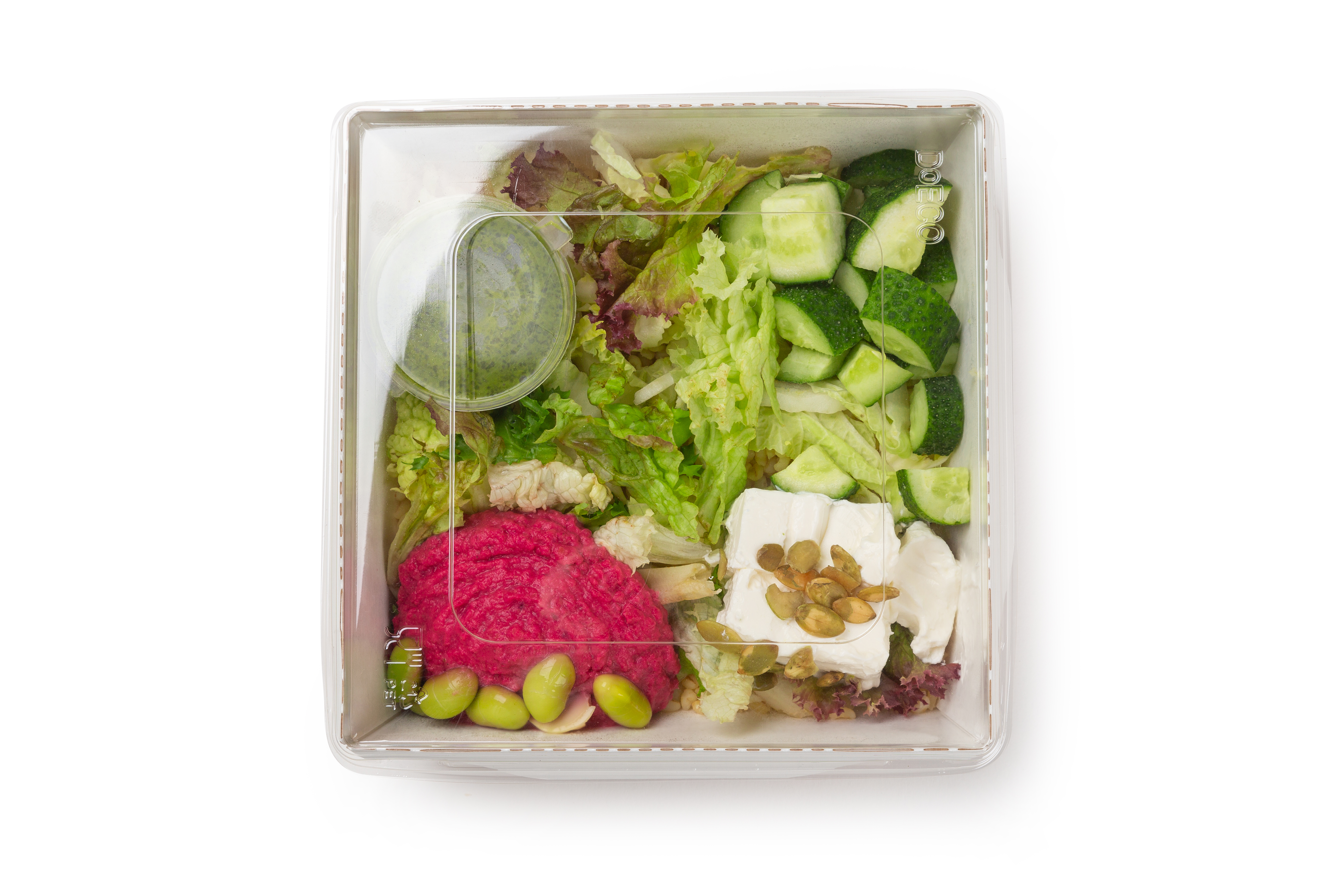 Salad bowls OSQ OPSALAD 1200 with transparent lid