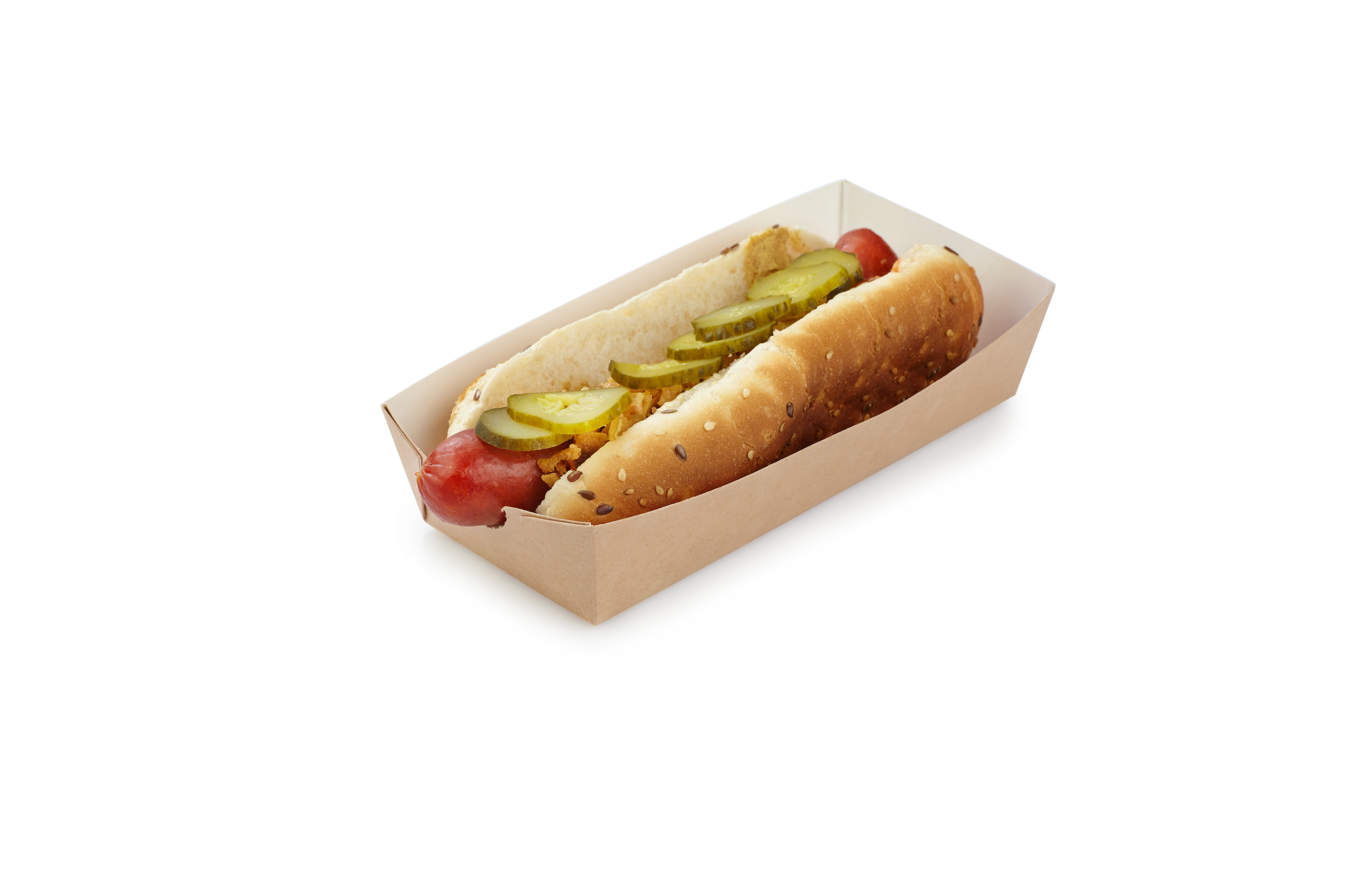 100 Hot Dog Trays Boxes Parties BBQS Disposable Fast Food Catering Packaging 