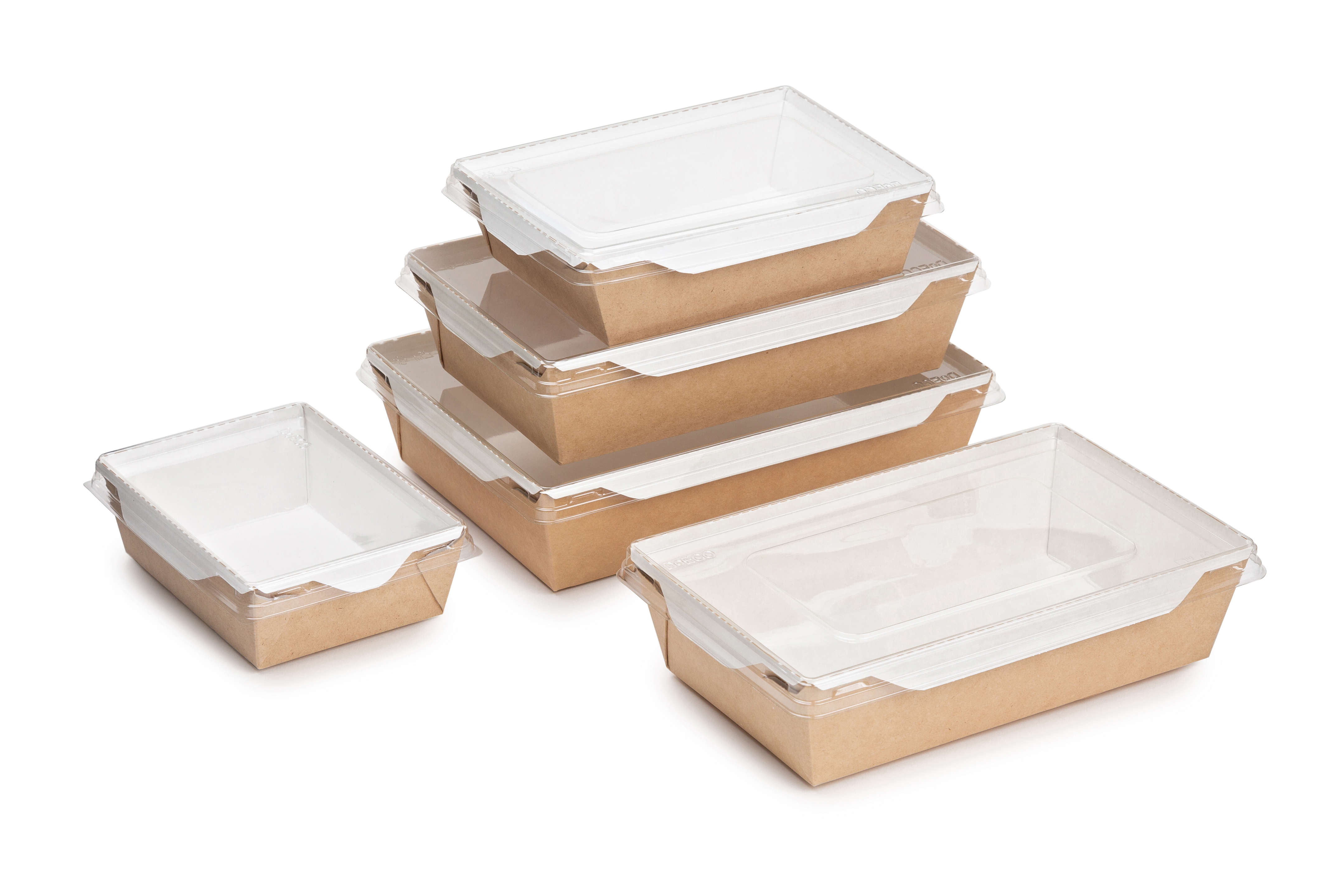 Salad bowls OSQ OPSALAD 500 with transparent lid
