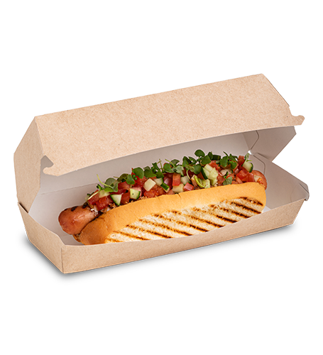 OSQ HD BOX packaging for hot dogs