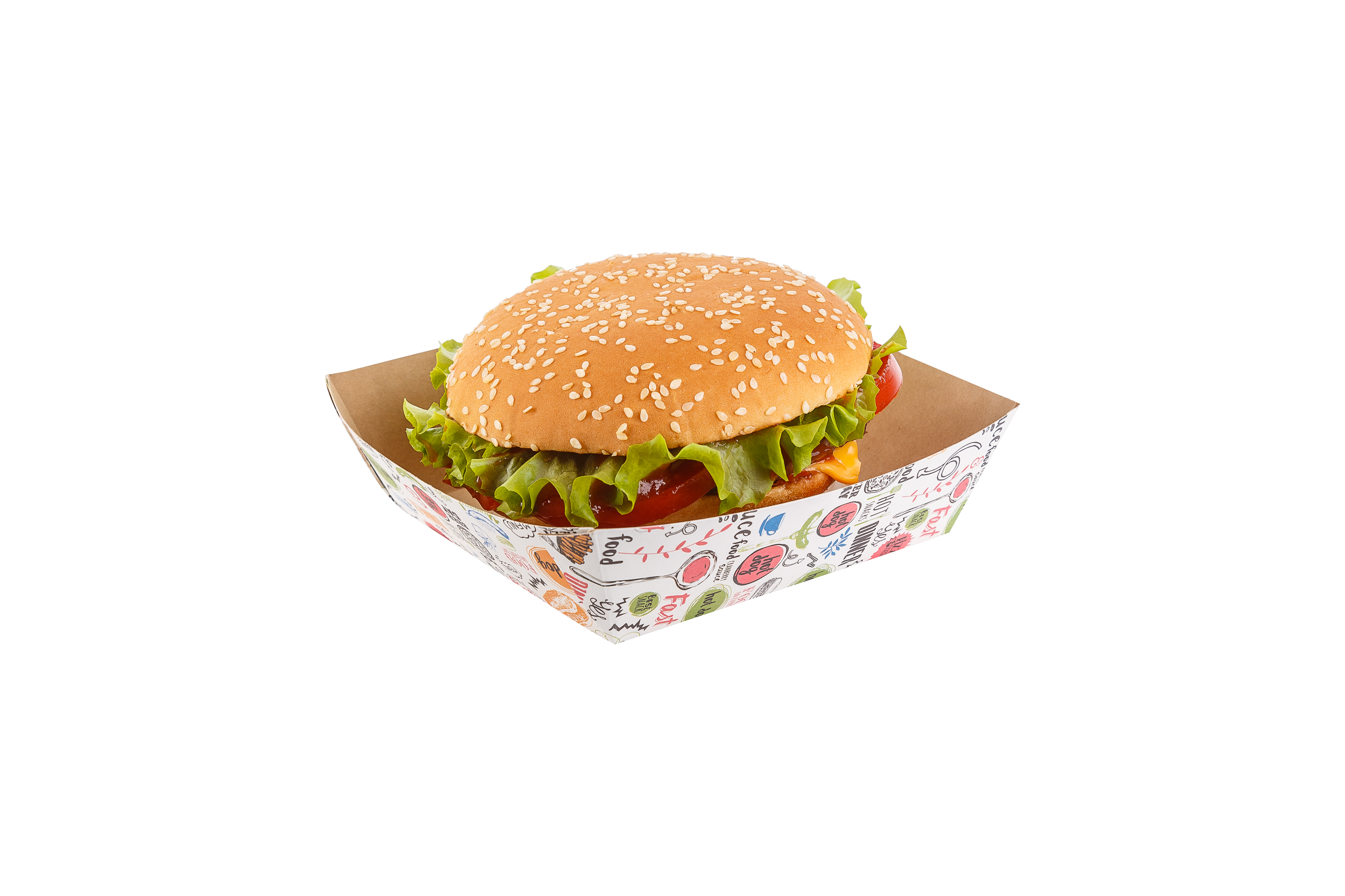 OSQ TRAY 550 Enjoy fast food trays