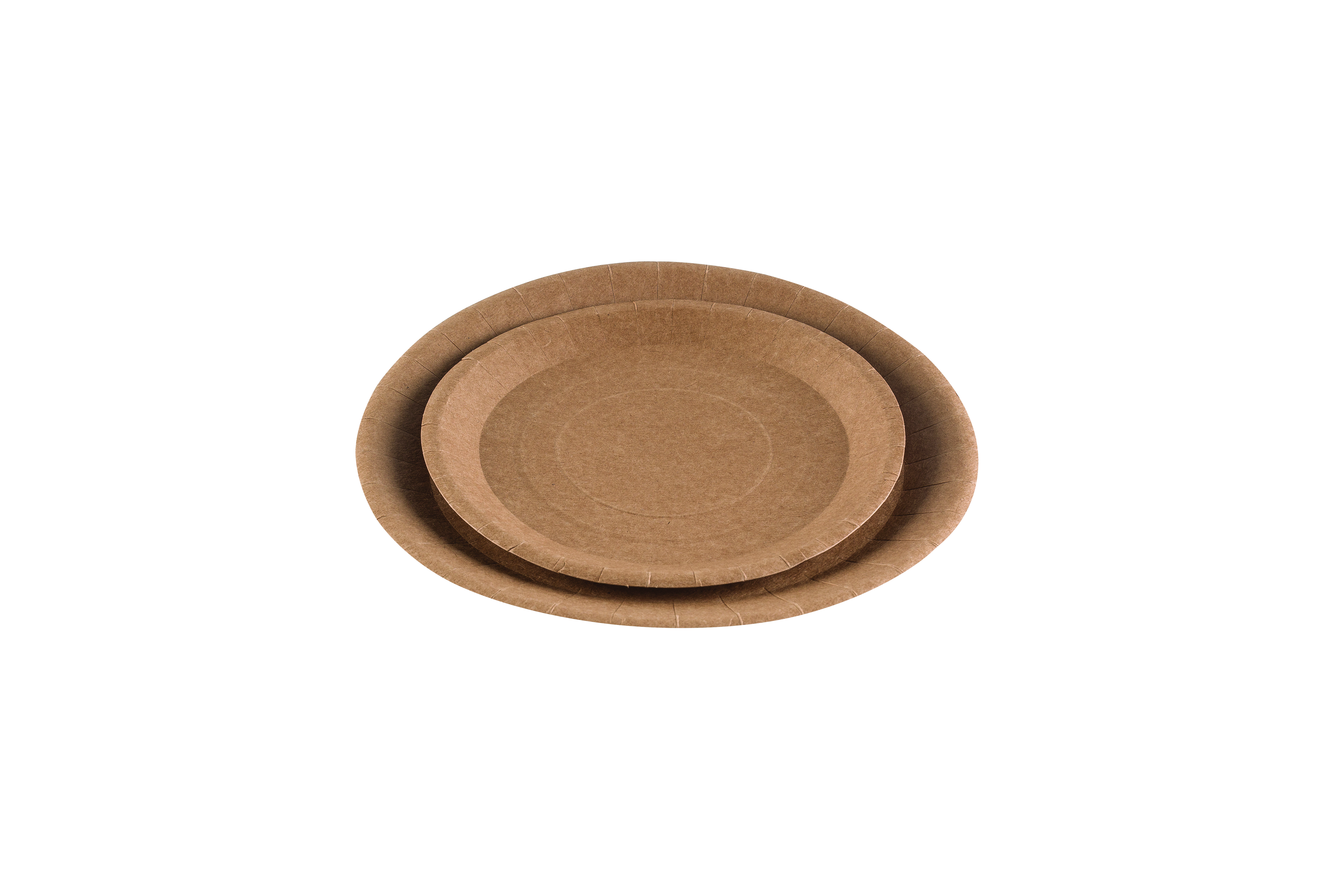 Disposable paper plates OSQ PLATE 230 kraft