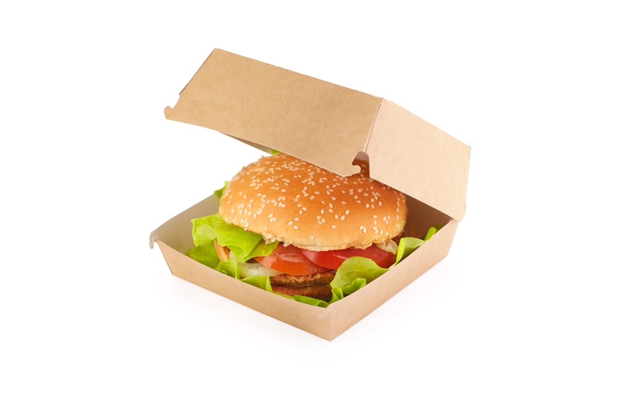 Emballage OSQ burger М PURE KRAFT pour burgers